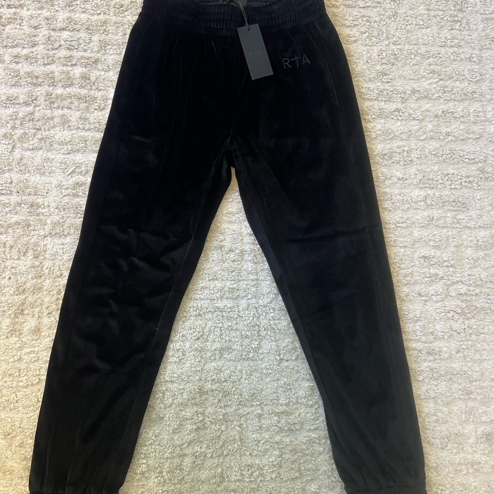 RTA Black Velvet Bottoms